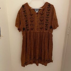 Vintage brown MPH dress